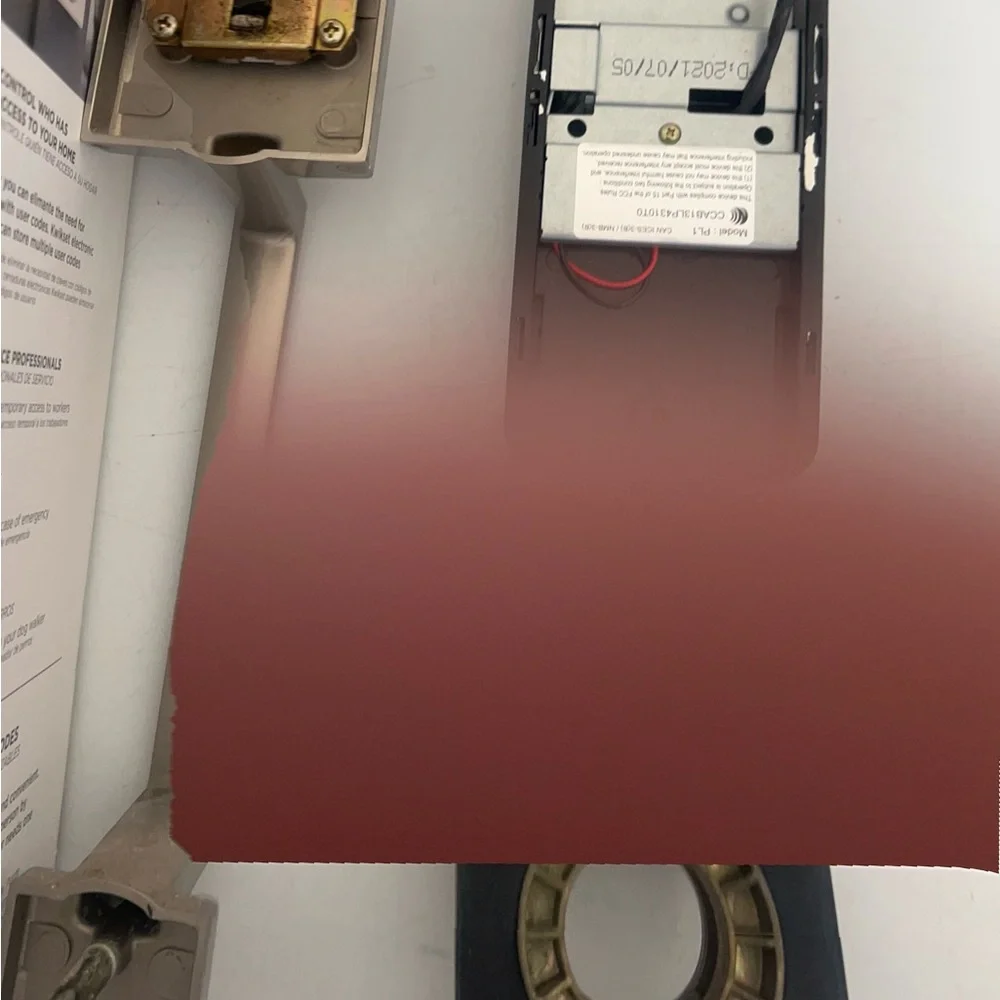 Keickset Satin Nickel Electronic Door Lock.Brand NIB opened box